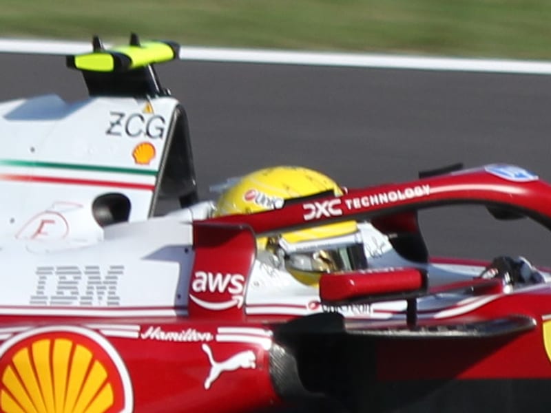 Photo of the Lewis Hamilton Italian Grand Prix 2025 helmet